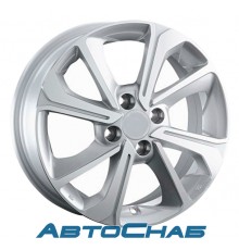 Диск 6x15 4x100 ET40 D60.1 Khomen Wheels KHW1501 (Logan/Sandero/Xray) F-Silver